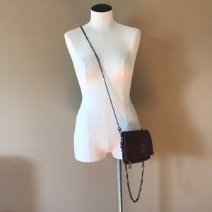 NWOT faux leather crossbody